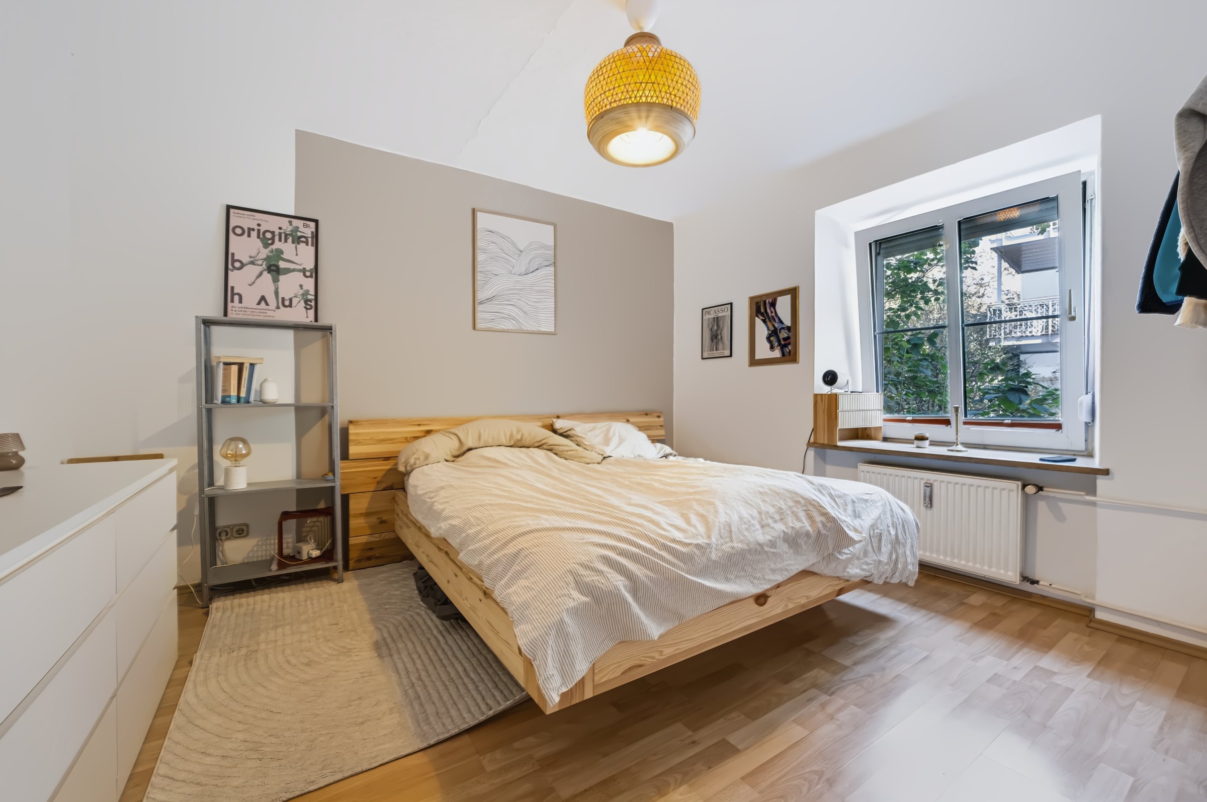 Schlafzimmer der Wohnung Schleißheimer Straße 164 in München-Schwabing-West